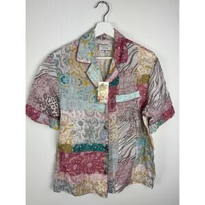 Johnny Was Marseille Garden Resort Shirt M